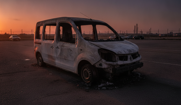 Man set car on fire over argument