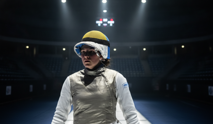 Украинская чемпионка Европы по фехтованию