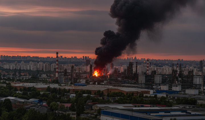 300 drones attacked Moscow and oil refineries: airports stopped operations