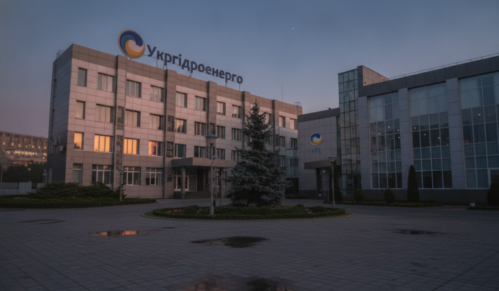 Логотип Укргідроенерго та основне зібрання