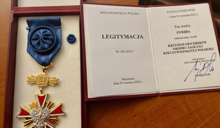 Sibiga refused Polish award