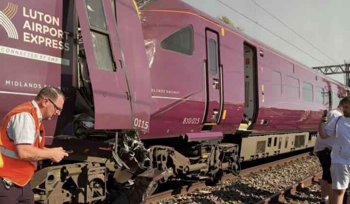 Collision of two trains in Britain