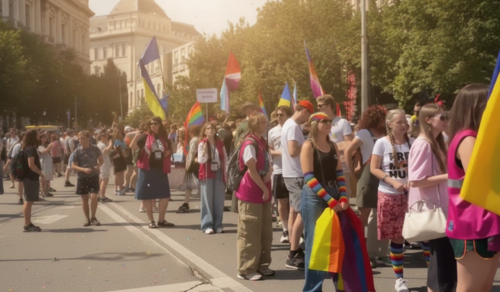 Марш рівності та Хід на захист сім'ї в Києві