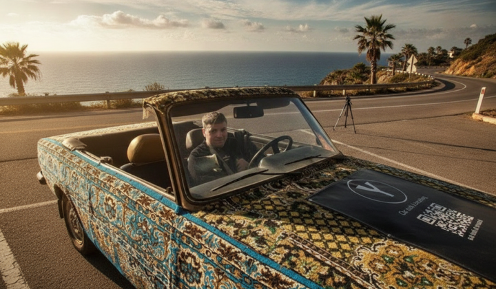 Youth in Rivne region transformed old Zhigulis into convertibles in carpets