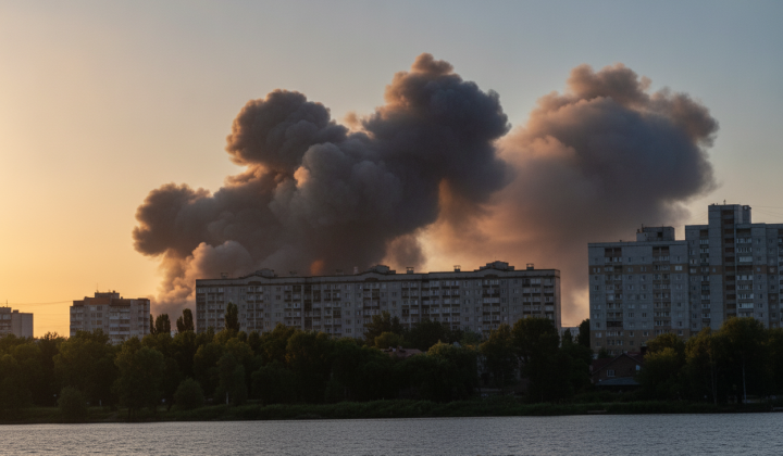 Explosions in Voronezh: drones attack plant