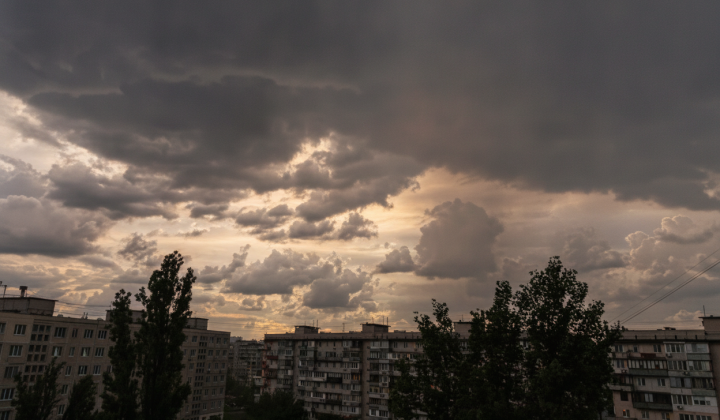 Clouds in the sky over Kiev region