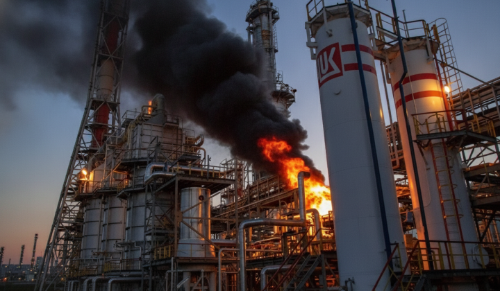 Production of gasoline in Russia