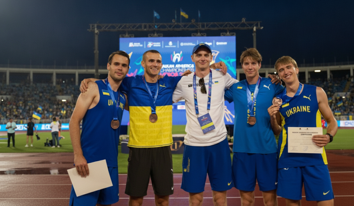 Ukrainian athletes with medals in Greece