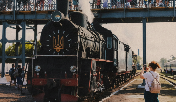 Historical steam engines for Constitution Day