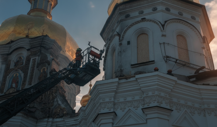 Rescuers completed conservation of the roof of the Cathedral of the Kyiv-Pechersk Lavra