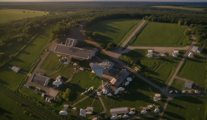 Largest space communication center in Dubna