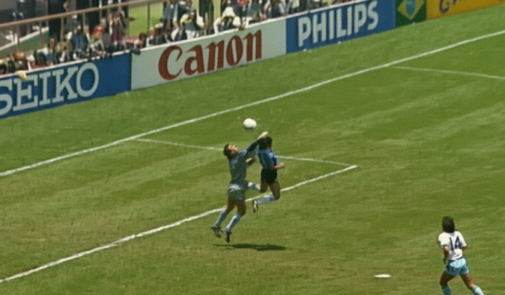 Shilton forgives Maradona hand goal