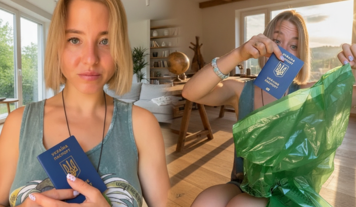 Blogger threw passport in the trash