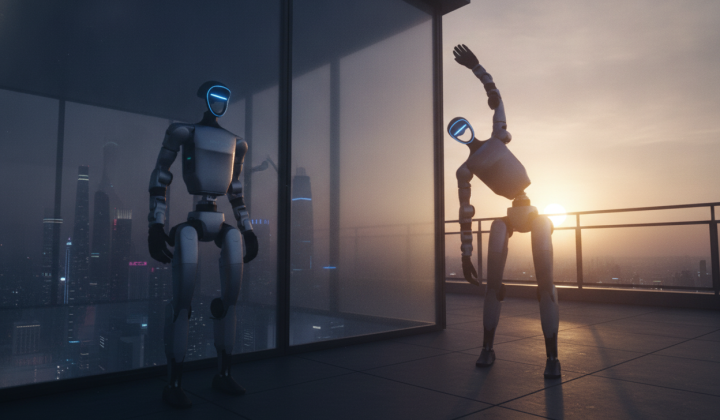Humanoid robot at Lutsk University