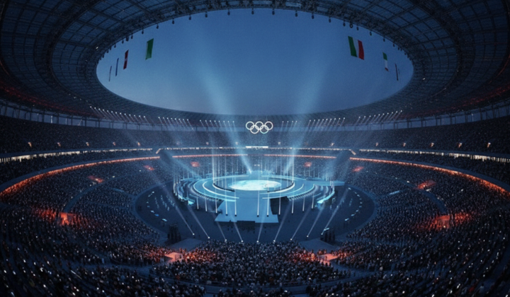 People watching Winter Olympics 2026