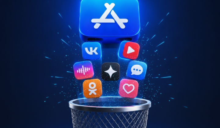 Apple видалила програми VK з App Store