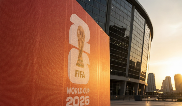 Graphic image of the WC-2026 logo