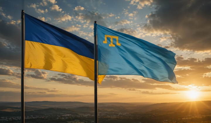 Crimean Tatar flag banned