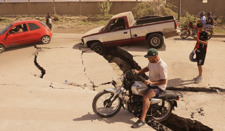 Victims of earthquake in Venezuela