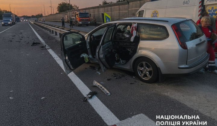 Fatal car accident in Kyiv region: four people died