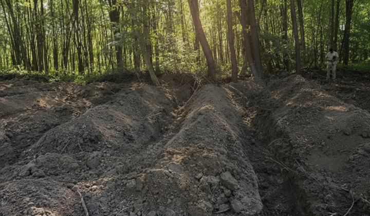 Search for mass grave in Ternopil region