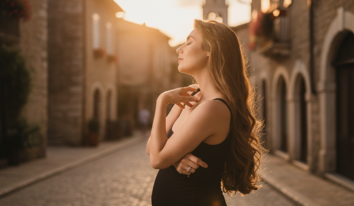 Ukrainian actress with joyful news