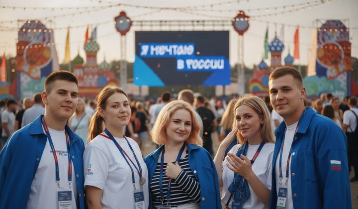 Молодежь с оккупированного Запорожья принимает участие во флешмобе