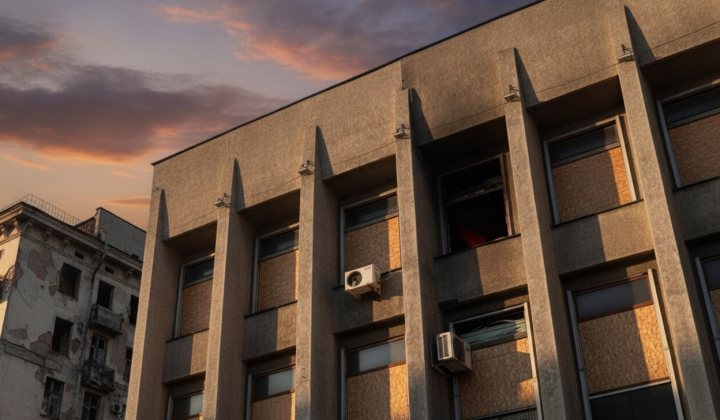Russian drone hit Zaporizhzhia Regional State Administration building