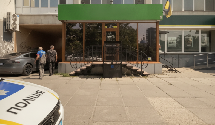 Пенсіонер підпалив себе у банку