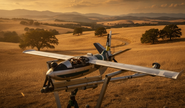 Drone 'Talion' shooting down enemy UAVs