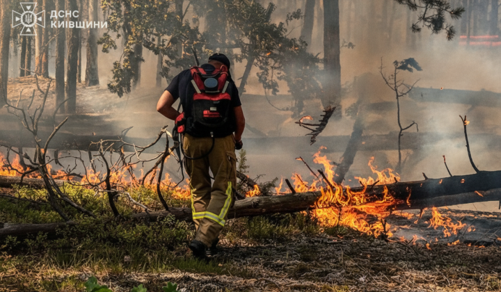 Fire from Chernobyl zone reaches Kyiv
