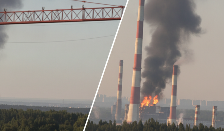 Ukrainian drones attack Russian refinery