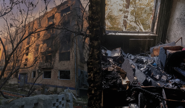 Night attack on Kyiv