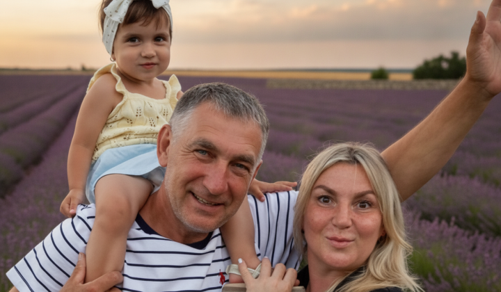 Інна Білоконь на фото з чоловіком