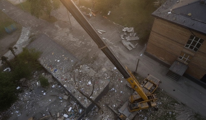 Rescue operation in Kyiv