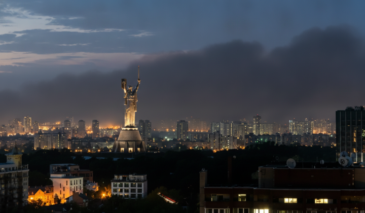 Night ballistic attack on Kyiv