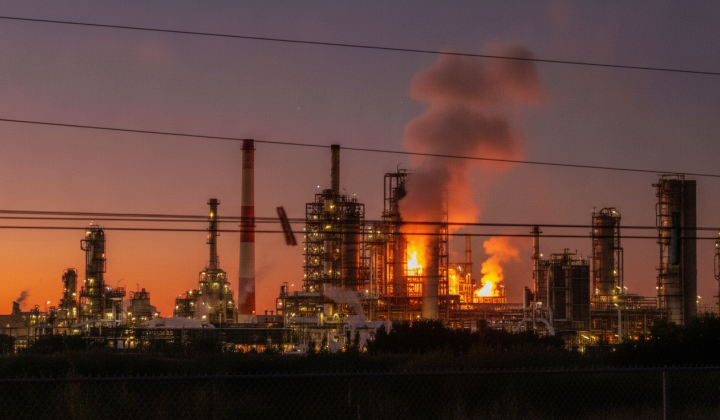 Ukrainian drone strikes oil refinery