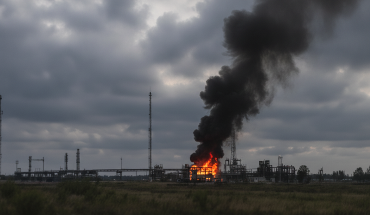 Attack on Naftogaz gas extraction facilities
