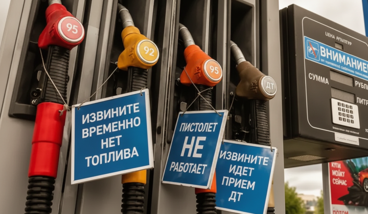 Russian cars breaking down