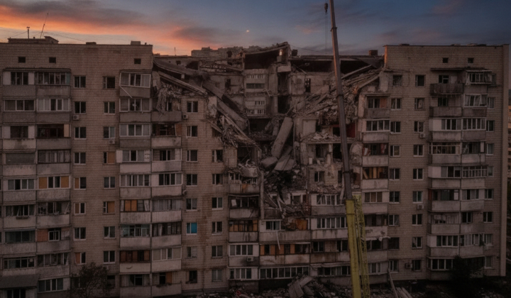 Russia's ballistic strike on Kyiv