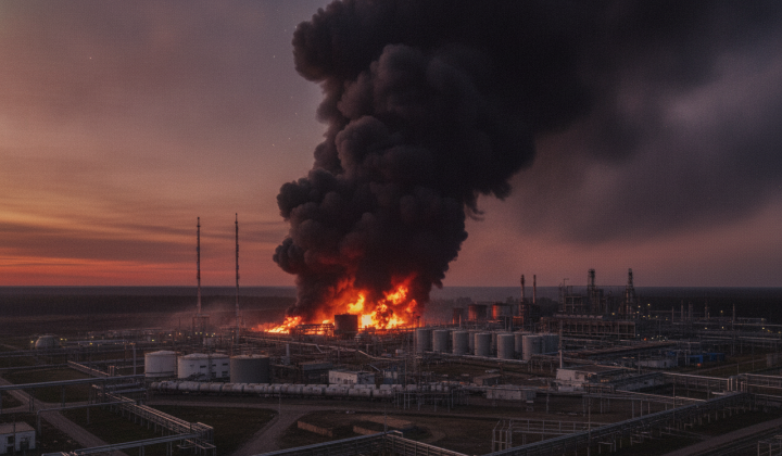 Украинские дроны разрушили нефтепровод