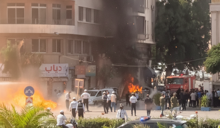 Explosions in Damascus after Macron's departure