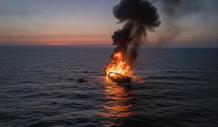 Ukrainian drones target tankers in the Azov Sea