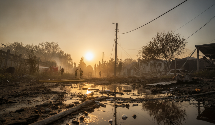 Фото места теракта на Киевщине
