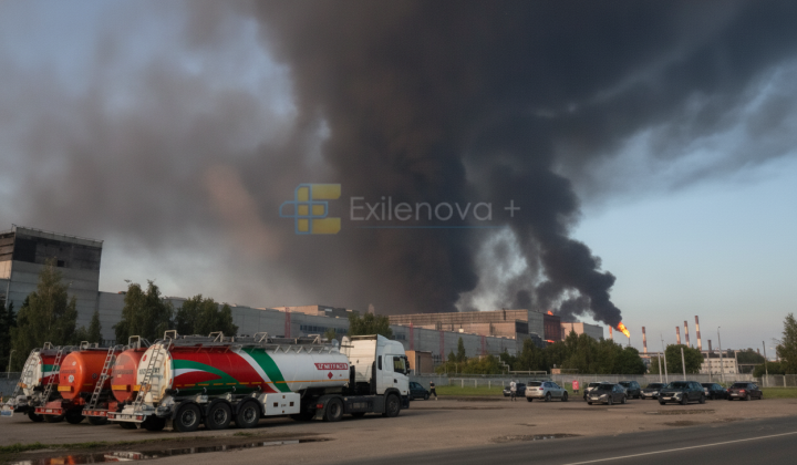 Ukraine's strike on oil refinery causes gas shortage