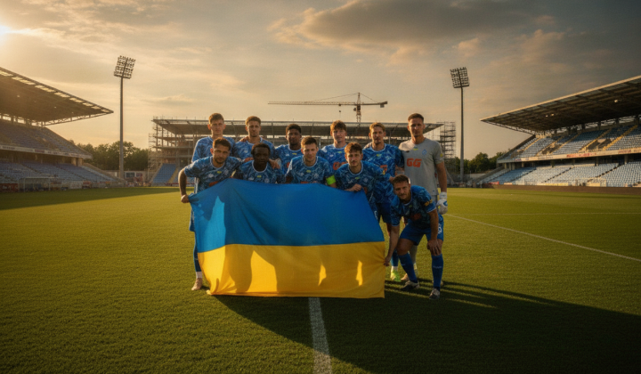 Групова фотографія гравців Динамо Київ