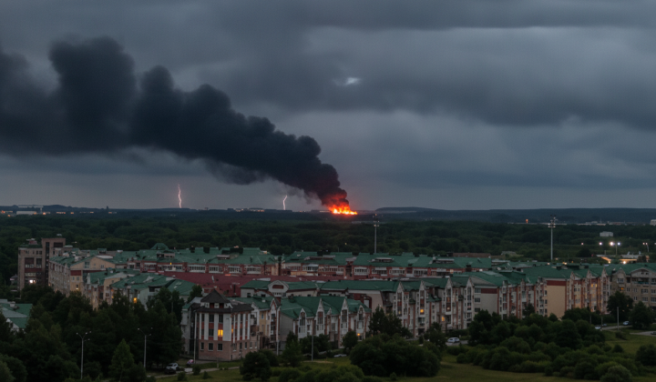 Удар ВСУ по нефтяному терминалу в Уфе