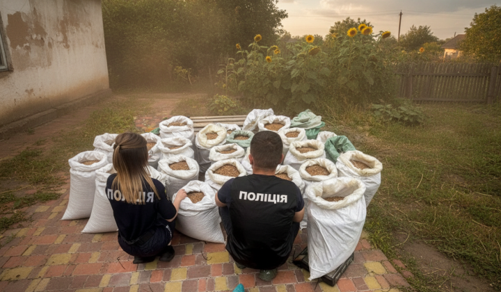 Illegal amber business in Rivne region