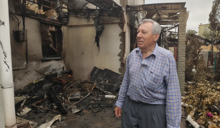 Most destruction from rocket strike in Vyshneve
