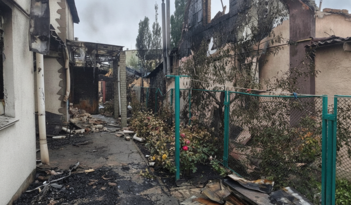 Strike on the UkrOboronProm warehouse in Vyshneve